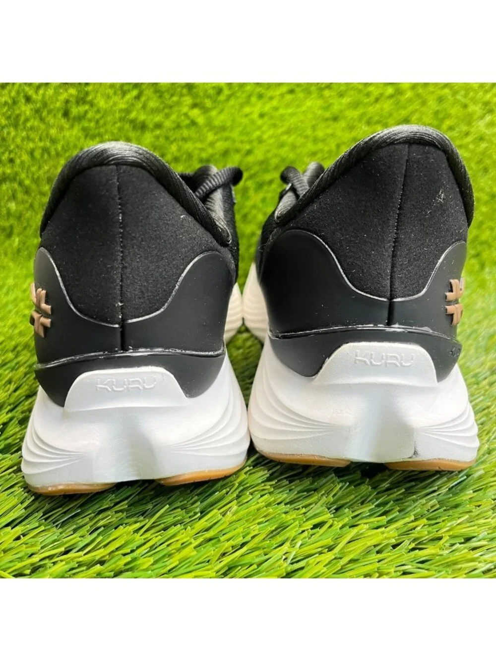 Kuru Atom 2 Womens Size 7 Black White Athletic Running Walking Shoes Sneakers_6